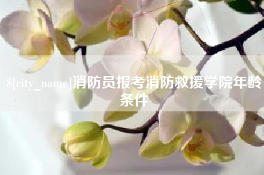 承德消防员报考消防救援学院年龄条件