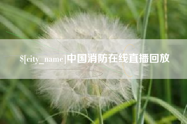 承德中国消防在线直播回放