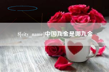 承德中国九金是哪九金