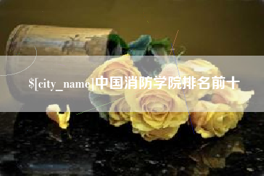 承德中国消防学院排名前十