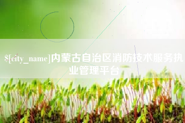 承德内蒙古自治区消防技术服务执业管理平台