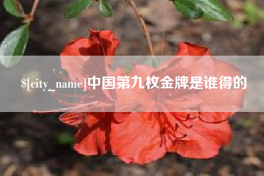 承德中国第九枚金牌是谁得的