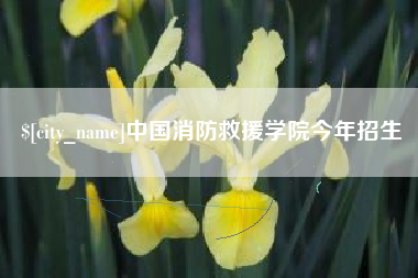 承德中国消防救援学院今年招生