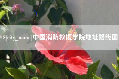 承德中国消防救援学院地址路线图