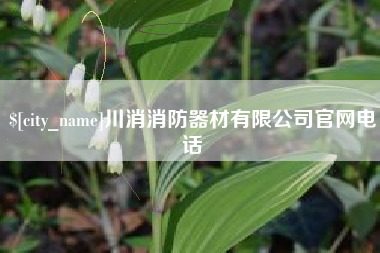 承德川消消防器材有限公司官网电话