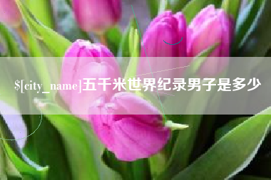 承德五千米世界纪录男子是多少
