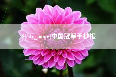 承德中国冠军手抄报