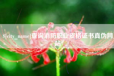 承德查询消防职业资格证书真伪网站