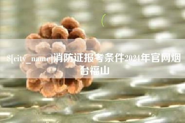 承德消防证报考条件2024年官网烟台福山